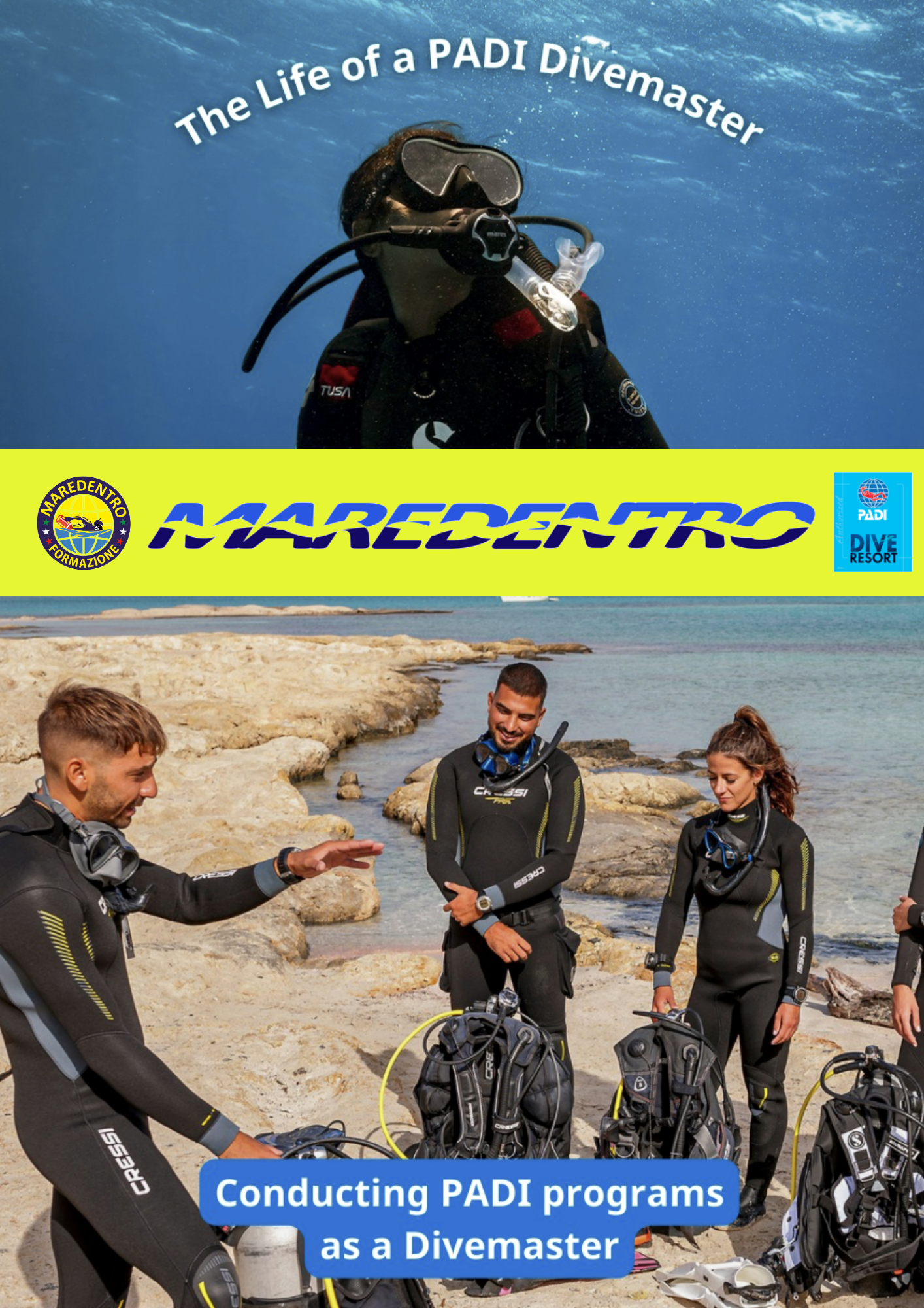 CORSO DIVEMASTER PADI